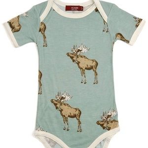 Milkbarn moose onesie